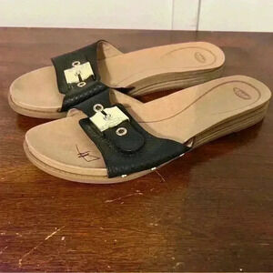Women's Black Slide Sandals